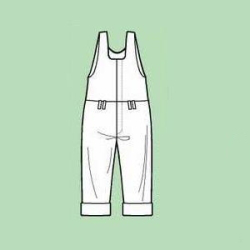 Bib overalls for babies