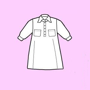 Dress - loose-fit for babies
