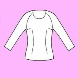Raglan fitting bodice