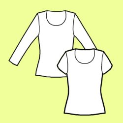 Fitted pullover shirt