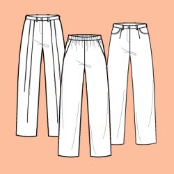 Pants - pleats or darts